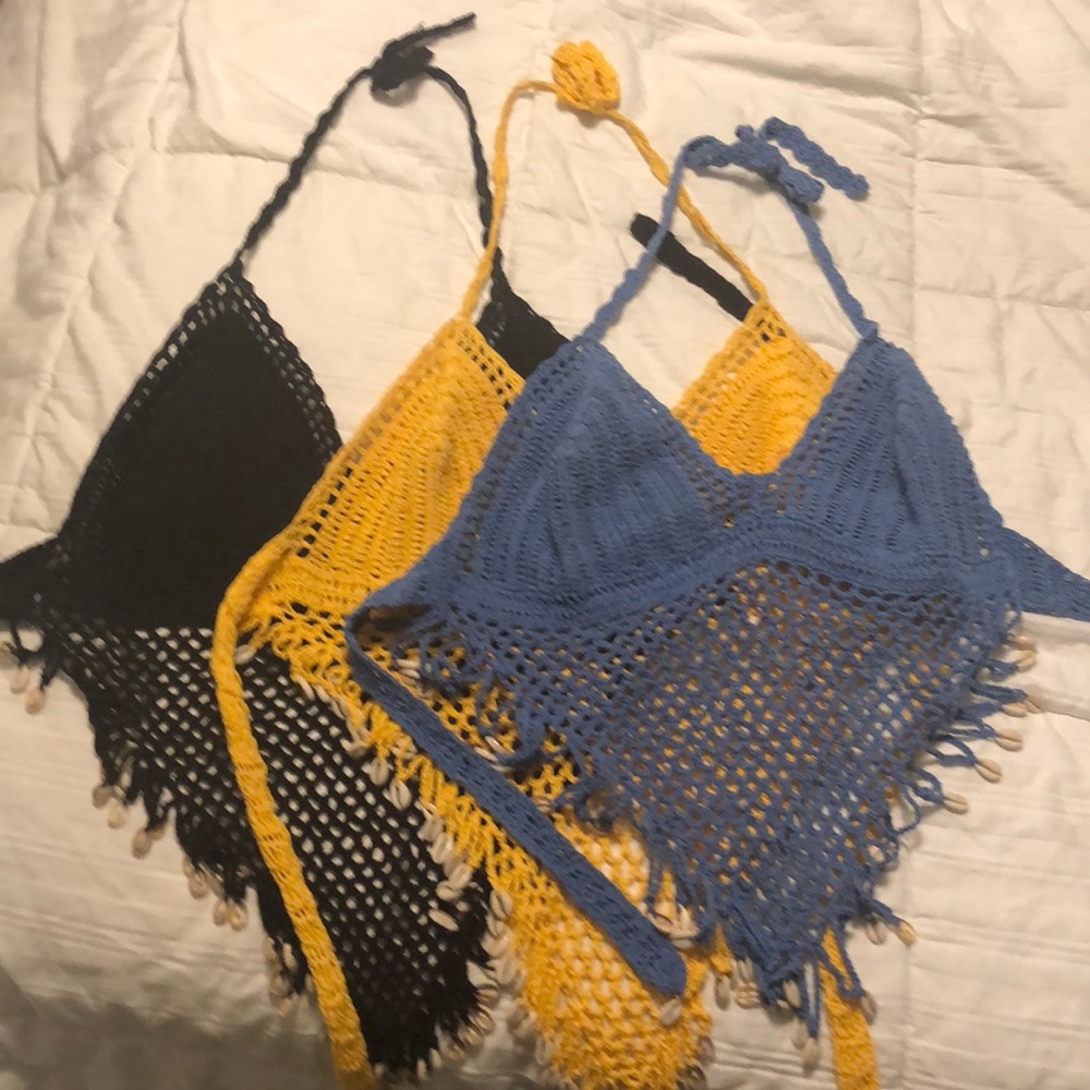 Beach tops backless